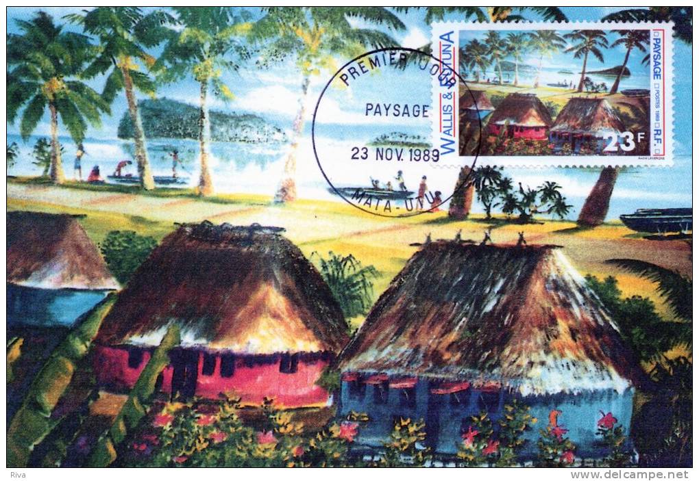 Carte En 1° Jour  ((  Paysage )) - Wallis-Et-Futuna