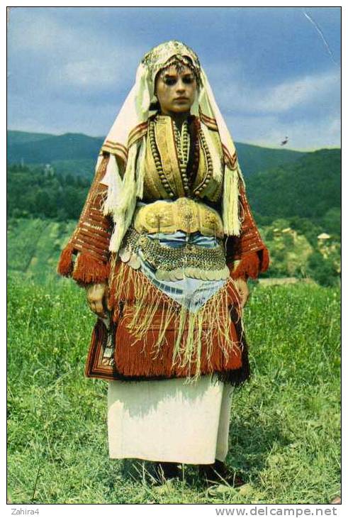 Folklore - Macédoine - Costume National De Galicnik - Femme - Yugoslavia