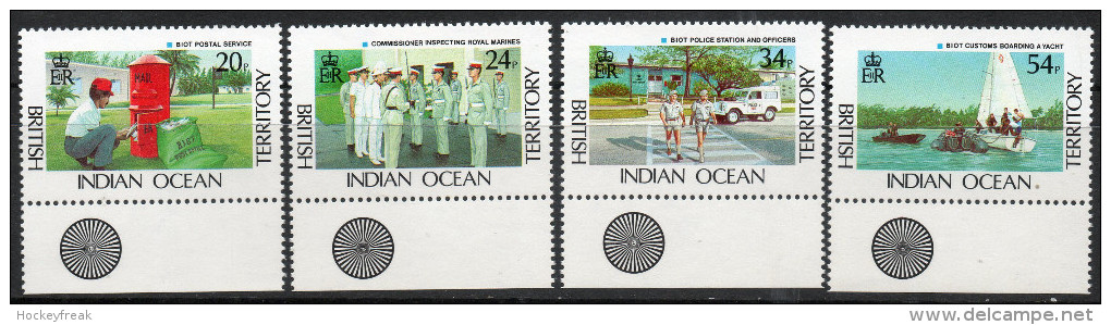 British Indian Ocean Territory 1991 - BIOT Administration SG111-114 MNH Cat £11+ SG2015 - See Notes - Territorio Britannico Dell'Oceano Indiano