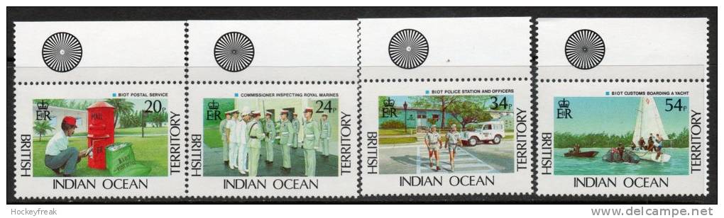 British Indian Ocean Territory 1991 - BIOT Administration SG111-114 MNH Cat £11+ SG2015 - See Note - Territorio Británico Del Océano Índico