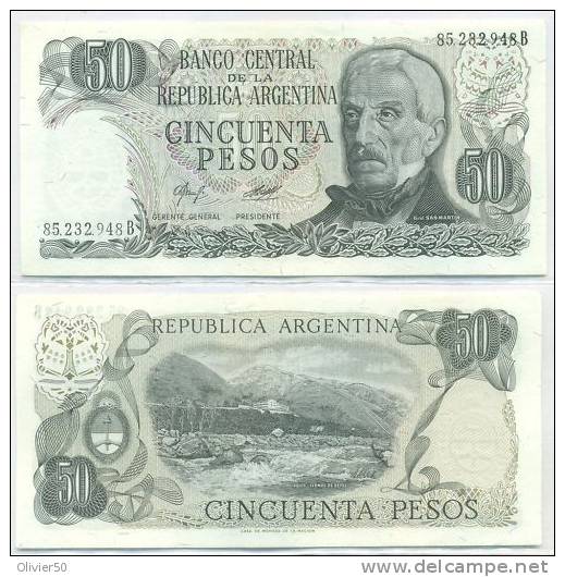 Argentine (1976-77) - 50 Pesos   P 301 B - Argentinien