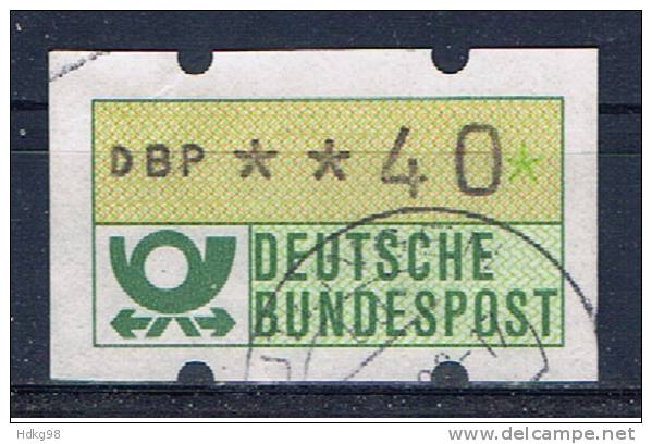 D Deutschland 1981 Mi 1 Automatenmarke 40 Pfg - Machine Labels [ATM]