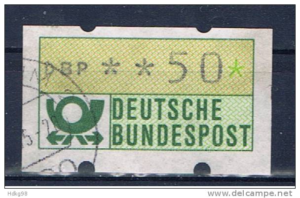 D Deutschland 1981 Mi 1 Automatenmarke 50 Pfg - Machine Labels [ATM]