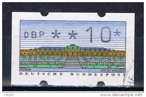 D Deutschland 1993 Mi 2.1 Automatenmarke 10 Pfg - Machine Labels [ATM]