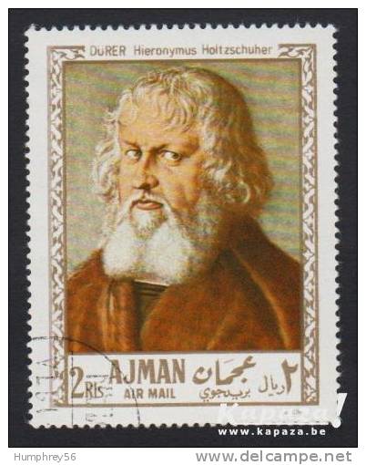 1968 - AJMAN - Y&T 26 - Albrecht Dürer (1471-1528) - Hieronymus Holtzschuher (1526) - Ajman