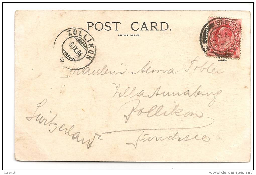 UK - 1904 POSTCARD -Waggoners Wells -  Sent From SHOTTER?? To ZOLLIKON - SWITZERLAND - Lettres & Documents