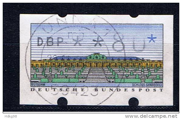 D Deutschland 1993 Mi 2.1 Automatenmarke 80 Pfg - Machine Labels [ATM]