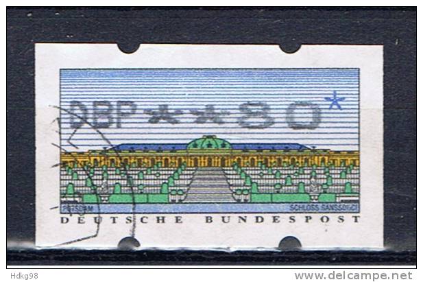 D Deutschland 1993 Mi 2.2.1 Automatenmarke 80 Pfg - Automaatzegels [ATM]