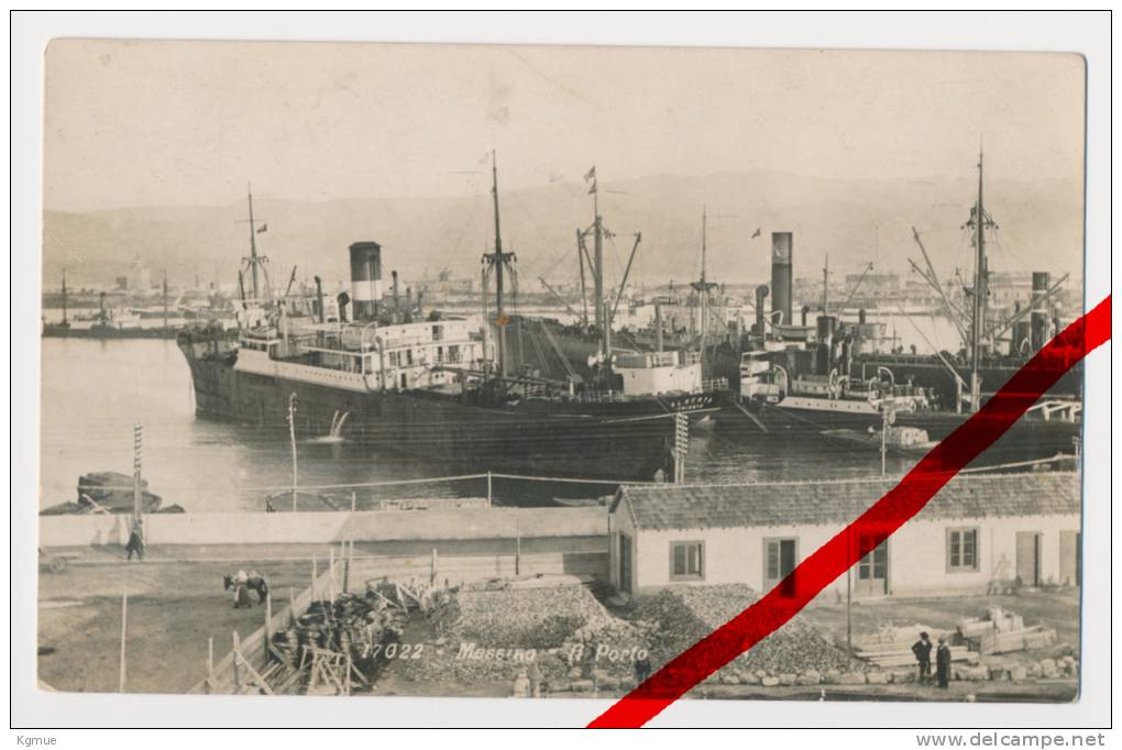PostCard - Messina - Original Foto - Il Porto - 1929 - Messina