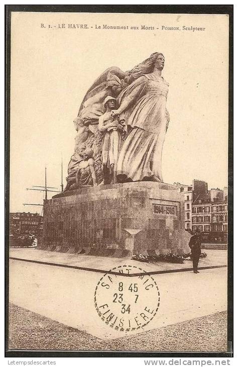 - CPA 76 - Le Havre, Le Monument Aux Morts - Non Classés