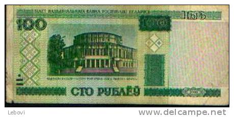 BIELORUSSIE - 100 Roubles 2000 - Other - Europe