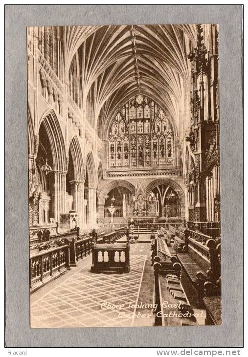 38923      Regno  Unito,    Choir  Looking  East  -   Exeter  Cathedral,  NV - Exeter