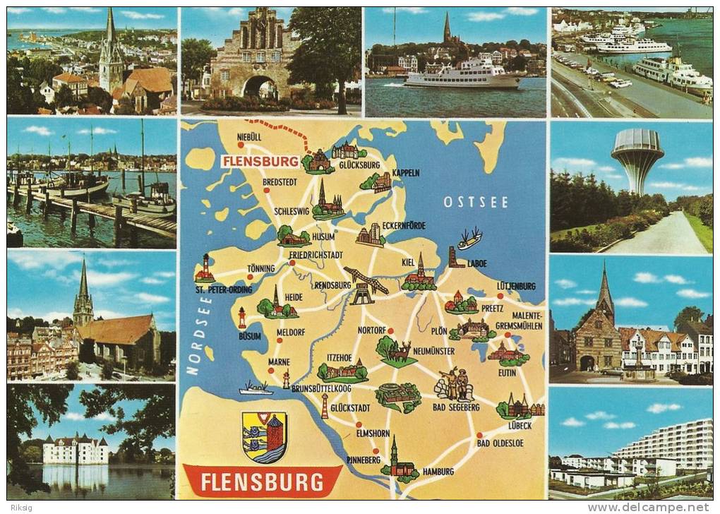 Flensburg  Views    A-1961 - Flensburg