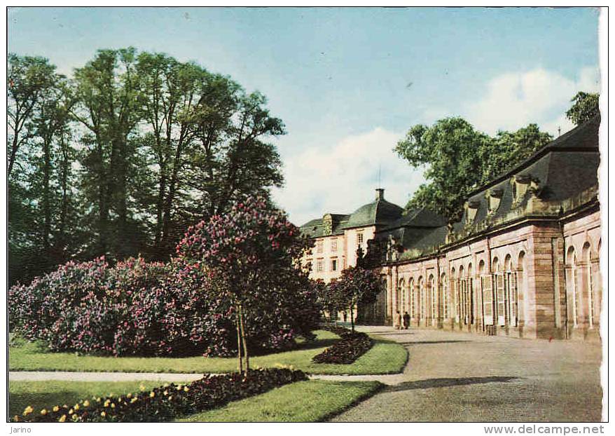 Deutschland,  Schwetzingen 1964, Schloss, Sudliches Zirkelhaus, Gelaufen Ja 1964 - Schwetzingen
