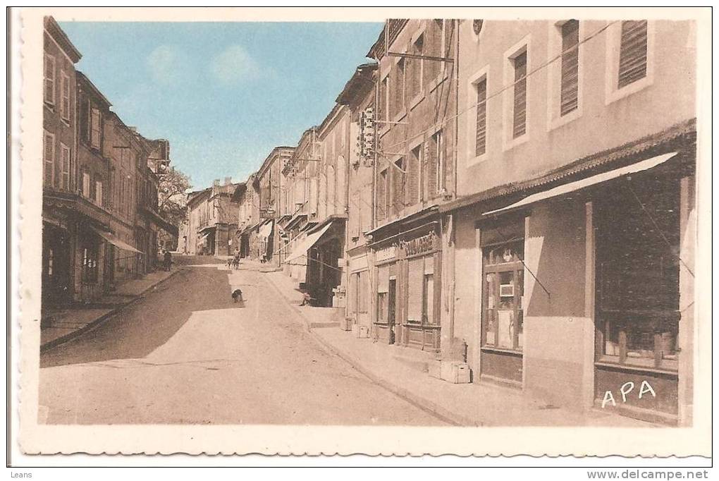 MONCLAR DE QUERCY - Grande Rue - N°6 -Edition A.P.A. - Montclar De Quercy