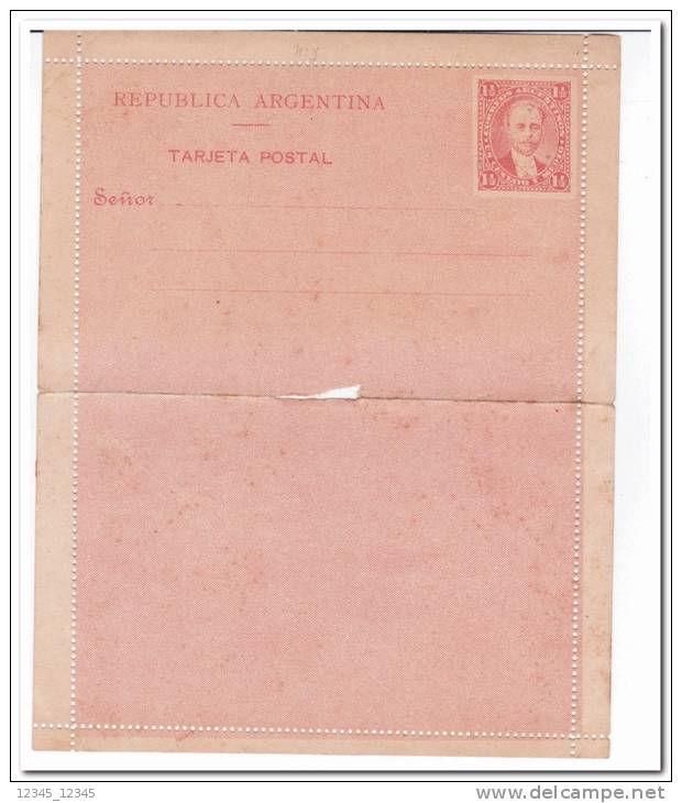 Argentinië  Postcard - Postwaardestukken