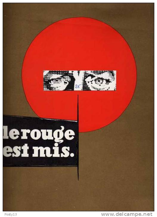 Dossier De Presse Du Film "Le Rouge Est Mis"  1957   (J. Gabin/ Annie Girardot /Lino Ventura)   TBE - Publicités