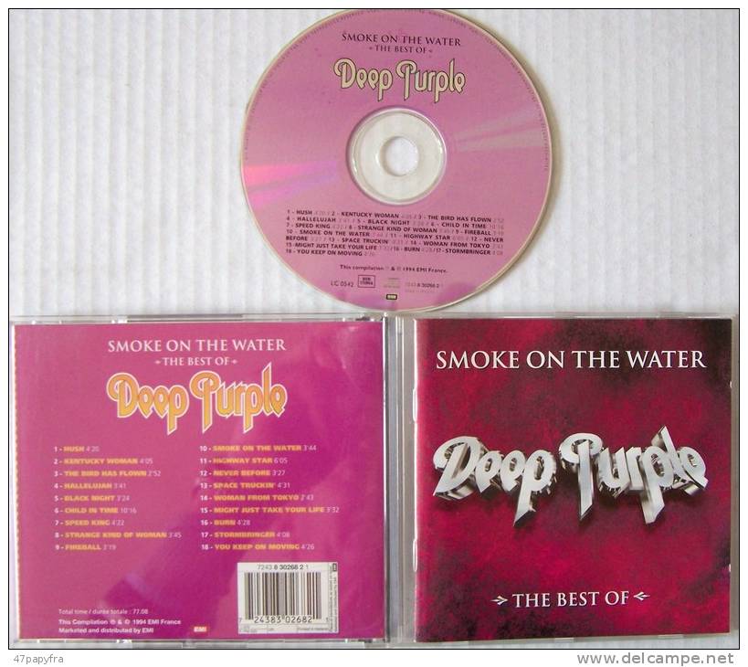 Deep PURPLE CD 18 Titres ROCK Smoke On The Water Comme Neuf - Hard Rock & Metal