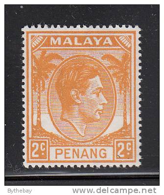 Penang MNH Scott #4 2c King George VI - Penang