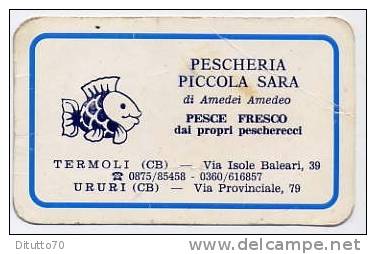 Calendarietto - Pescheria Piccola Sara - Termoli 1996 - Formato Piccolo : 1991-00