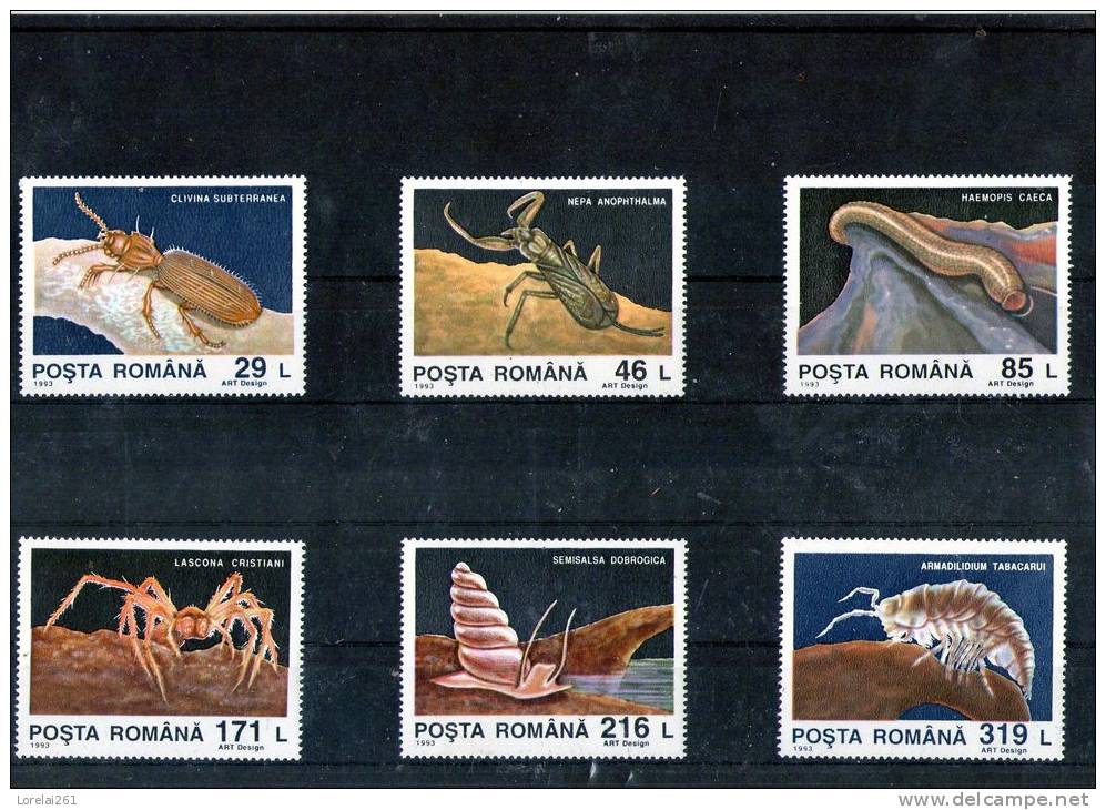 1993 - Faune Cavernicole De La Grotte Movile Mi 287 Et Yv 233 MNH - Unused Stamps