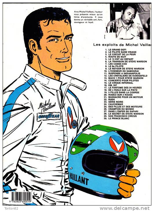 Jean Graton - Michel Vaillant -  " Le 8è Pilote "  - Éditions Du Lombard - ( 1983 ) . - Michel Vaillant