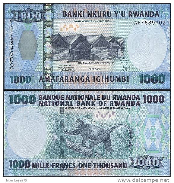 Rwanda P 35 - 1000 1.000 Francs 1.2.2008 - UNC - Rwanda