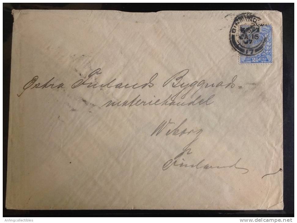 Great Britain: Cover Sent To Finland 1907 - Fine - Lettres & Documents