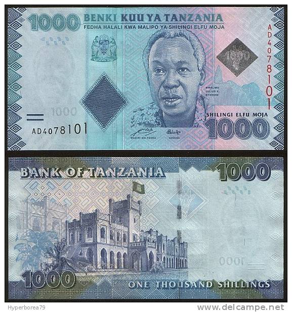 Tanzania P 41 A - 1000 Shilingi Shillings 2010 2011 - UNC - Tanzanie