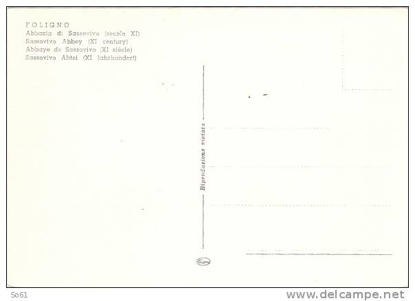 2425.   Foligno - Abbazia Di Sassovivo - Foligno
