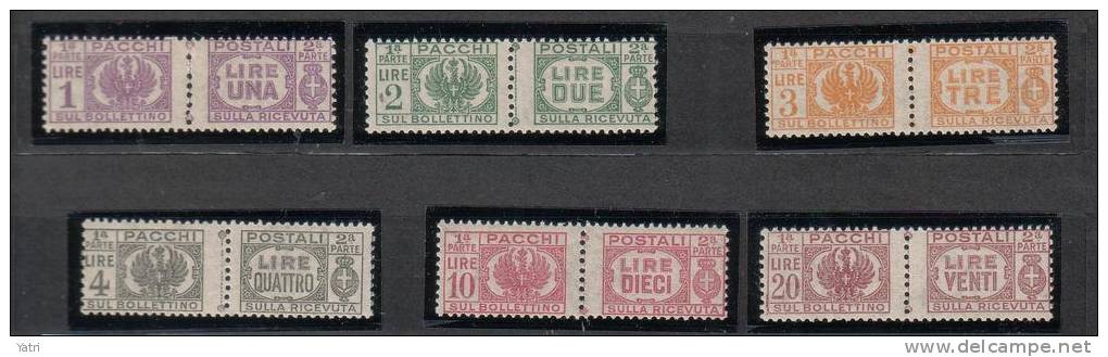 Luogotenenza - 1946 - Pacchi Postali - Serie Completa ** MNH - Paketmarken