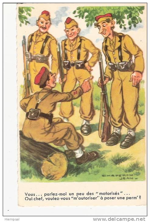 Carte Humour  Militaria    Années  50--60 - Humor