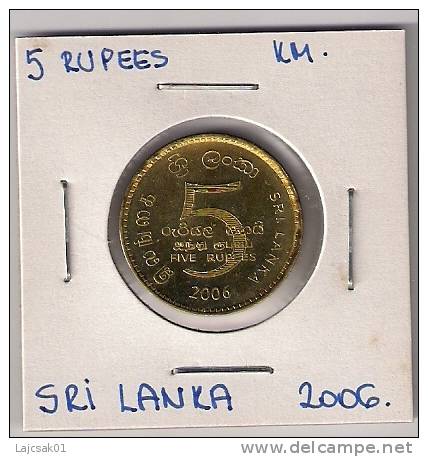 A10 Sri Lanka  5 Rupees 2006. UNC - Sri Lanka