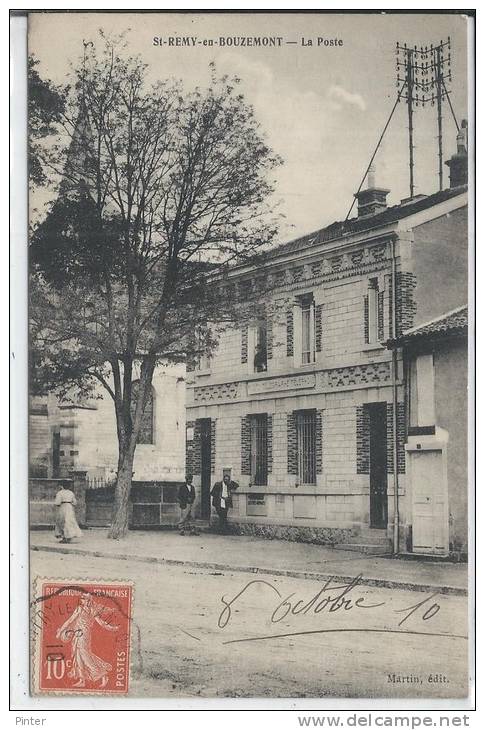 SAINT REMY EN BOUZEMONT - La Poste - Saint Remy En Bouzemont