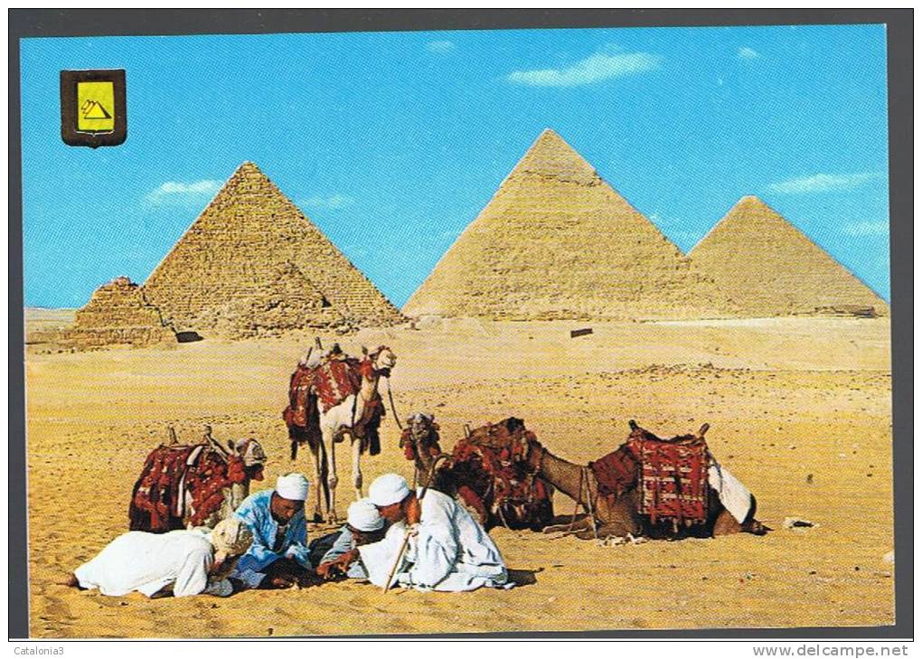 POSTAL - CARTE POSTALE -    EGIPTO Gizza KHEOPS Piramides Nº21 - Gizeh