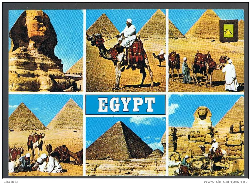 POSTAL - CARTE POSTALE -    EGIPTO Gizza  Piramides Nº85 - Gizeh