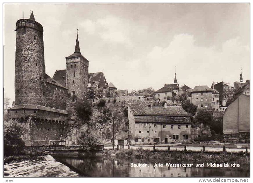 Deutschland, Bautzen 1972, Alte Wasserkunst Und Michaeliskirche, Gelaufen Nein - Bautzen