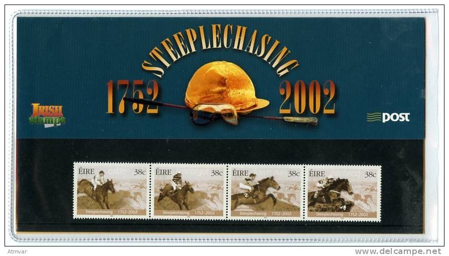 1270. IRELAND (2002). Collector Pack 1752-2002 Steeplechasing - Horses / Caballos, Chevaux - Unused Stamps