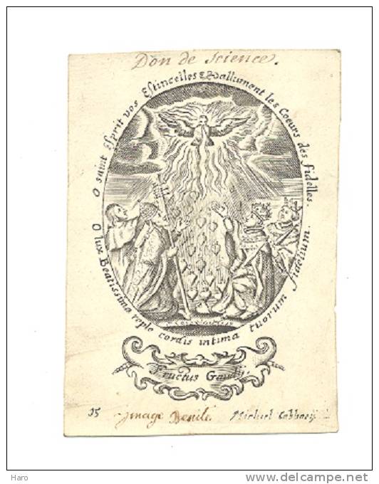 RELIGION - Ancienne Image Pieuse - Signée Michiel CABBAEJ 1660/1722 (sf72) - Images Religieuses