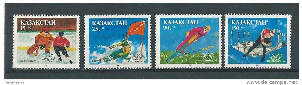 Kazakhstan: 26/ 29 **  Jeux De 1994 - Hiver 1994: Lillehammer