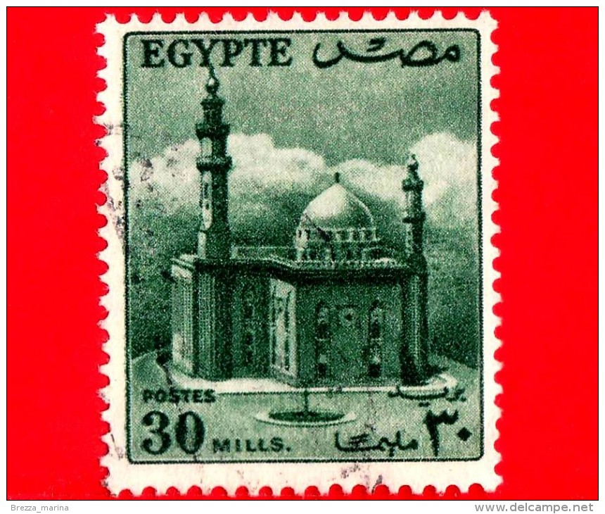 EGITTO - Usato - 1953 - Moschea Del Sultano Hussein - 30 - Oblitérés