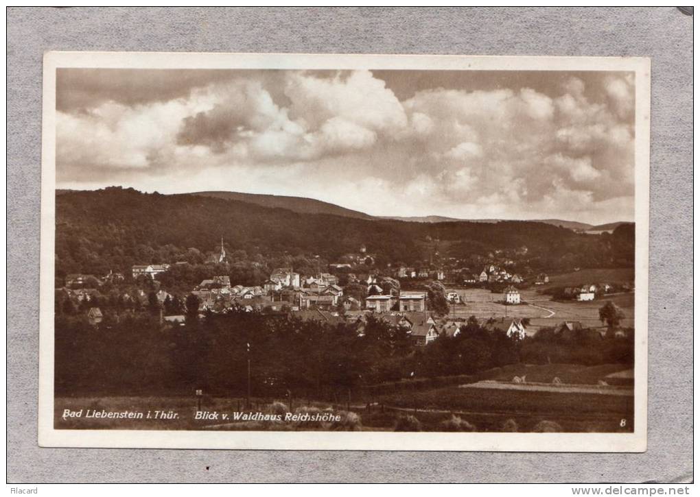 38942    Germania,   Bad  Liebenstein  I.  Thur. -  Blick  V.  Waldhaus  Reichshohe,  NV - Bad Liebenstein