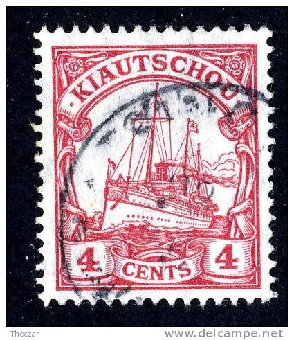 (644)  Kiautschou 1905  Mi.30 Used Sc.35 Wz (1.50 Euros) - Kiauchau