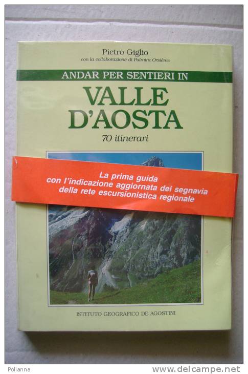 PFG/19 Giglio ANDAR PER SENTIERI IN VALLE D´AOSTA IGD 1988/MONTAGNA/ALPINISMO/V ALTOURNENCHE/VALLE D´AYAS - Turismo, Viaggi