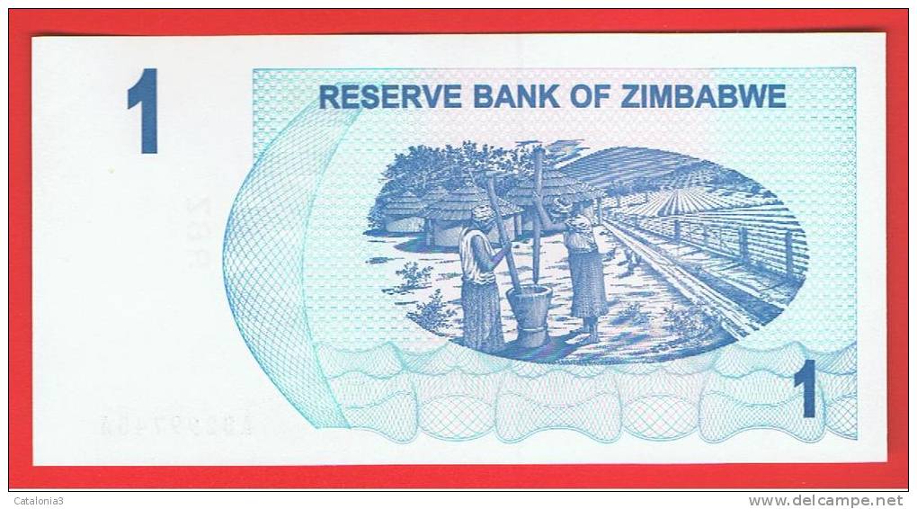 ZIMBABWE - 1 Dolar  2006  SC  P-37 - Zimbabwe