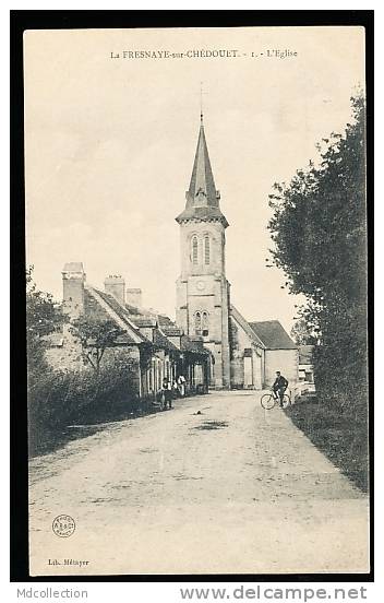 72 LA FRESNAYE SUR CHEDOUET / L'Eglise / - La Fresnaye Sur Chédouet