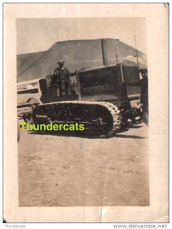 PETITE PHOTO URUGUAY  AGRICULTEUR TRACTEUR 1927 - Uruguay