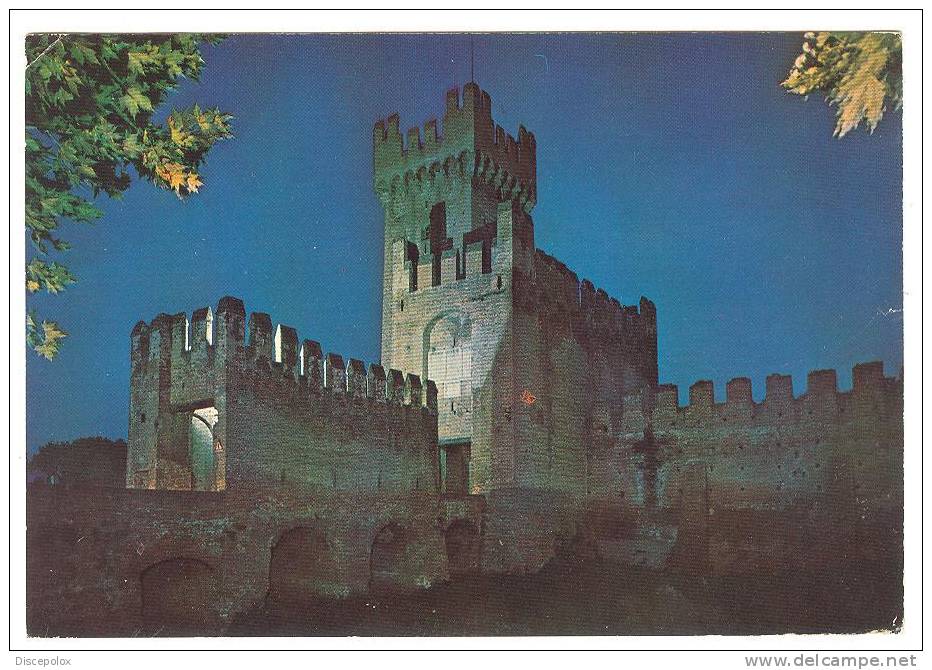 B3100 Montagnana (Padova) - Panorama Delle Mura - Notturno / Viaggiata 1980 - Altri & Non Classificati