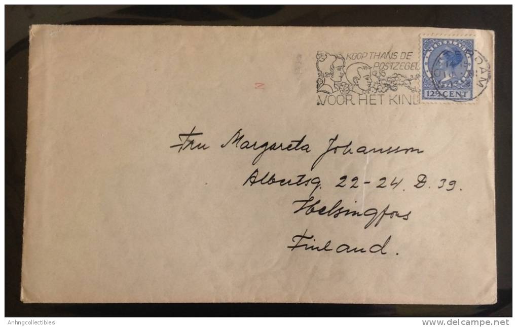 Netherlands: Cover Sent To Finland 1939 - Fine - Brieven En Documenten