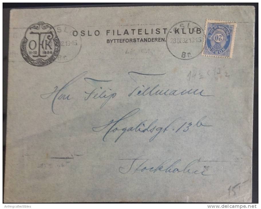 Norway: Cover Sent To Finland 1932 - Fine - Brieven En Documenten